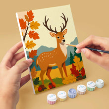 Afbeelding in Gallery-weergave laden, Mini Schilderen op Nummer 15x20cm (6 stuks) - Boswezentjes