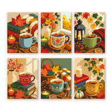 Afbeelding in Gallery-weergave laden, Mini Schilderen op Nummer 15x20cm (6 stuks) - Pompoenkruidseizoen