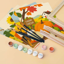 Afbeelding in Gallery-weergave laden, Mini Schilderen op Nummer 15x20cm (6 stuks) - Oogstmarktdagen