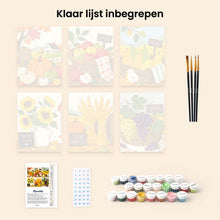 Afbeelding in Gallery-weergave laden, Mini Schilderen op Nummer 15x20cm (6 stuks) - Oogstmarktdagen