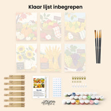 Afbeelding in Gallery-weergave laden, Mini Schilderen op Nummer 15x20cm (6 stuks) - Oogstmarktdagen