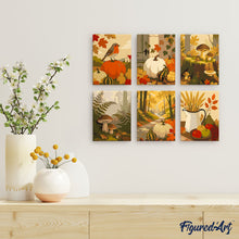 Afbeelding in Gallery-weergave laden, Mini Schilderen op Nummer 15x20cm (6 stuks) - Bosoogstpad