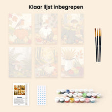 Afbeelding in Gallery-weergave laden, Mini Schilderen op Nummer 15x20cm (6 stuks) - Bosoogstpad