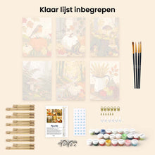 Afbeelding in Gallery-weergave laden, Mini Schilderen op Nummer 15x20cm (6 stuks) - Bosoogstpad