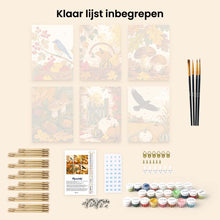 Afbeelding in Gallery-weergave laden, Mini Schilderen op Nummer 15x20cm (6 stuks) - Wilde herfstoogst