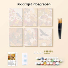 Afbeelding in Gallery-weergave laden, Mini Schilderen op Nummer 15x20cm (6 stuks) - Wilde herfstoogst