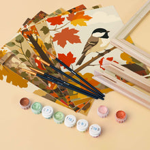 Afbeelding in Gallery-weergave laden, Mini Schilderen op Nummer 15x20cm (6 stuks) - Oogst in het bos