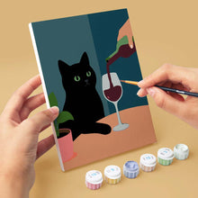 Afbeelding in Gallery-weergave laden, Mini Schilderen op Nummer 15x20cm (6 stuks) - Kattenleven