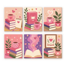 Afbeelding in Gallery-weergave laden, Mini Schilderen op Nummer 15x20cm (6 stuks) - Magische leesvibes