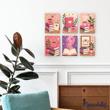 Afbeelding in Gallery-weergave laden, Mini Schilderen op Nummer 15x20cm (6 stuks) - Magische leesvibes