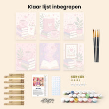 Afbeelding in Gallery-weergave laden, Mini Schilderen op Nummer 15x20cm (6 stuks) - Magische leesvibes
