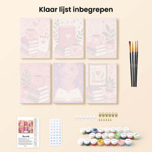Afbeelding in Gallery-weergave laden, Mini Schilderen op Nummer 15x20cm (6 stuks) - Magische leesvibes
