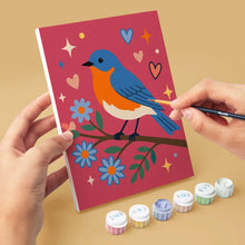Afbeelding in Gallery-weergave laden, Mini Schilderen op Nummer 15x20cm (6 stuks) - Bloesem en vogelzang