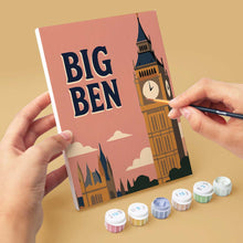Afbeelding in Gallery-weergave laden, Mini Schilderen op Nummer 15x20cm (6 stuks) - Ansichtkaarten uit Londen
