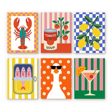 Afbeelding in Gallery-weergave laden, Mini Serie Schilderen op Nummer 15x20cm (6 stuks) - Pop Art Voorraadkast