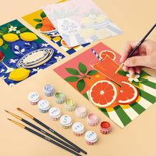Afbeelding in Gallery-weergave laden, Mini Serie Schilderen op Nummer 15x20cm (6 stuks) - Italiaanse Tafel Collectie