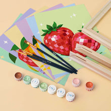 Afbeelding in Gallery-weergave laden, Mini Serie Schilderen op Nummer 15x20cm (6 stuks) - Disco Fruit Collectie