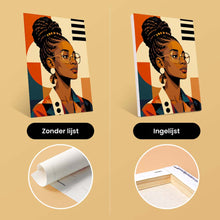 Afbeelding in Gallery-weergave laden, Mini Serie Schilderen op Nummer 15x20cm (6 stuks) - Afro Pop Art Portretten