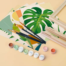 Afbeelding in Gallery-weergave laden, Mini Serie Schilderen op Nummer 15x20cm (6 stuks) - Botanische Illustraties