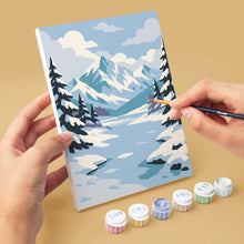 Afbeelding in Gallery-weergave laden, Mini Serie Schilderen op Nummer 15x20cm (6 stuks) - Seizoenen Rond de Wereld