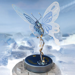 3D Puzzel - Vlinder en Blauwe Roos