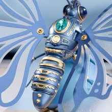 Afbeelding in Gallery-weergave laden, 3D Puzzel - Vlinder en Blauwe Roos