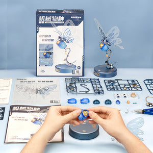 3D Puzzel - Vlinder en Blauwe Roos