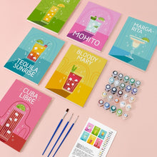 Afbeelding in Gallery-weergave laden, Schilderen op nummer – Set van 6 doeken | Beroemde Cocktails