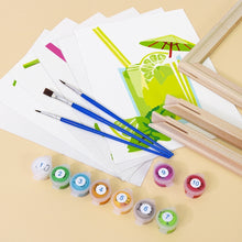 Afbeelding in Gallery-weergave laden, Schilderen op nummer – Set van 6 doeken | Verse Fruitsappen