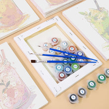 Afbeelding in Gallery-weergave laden, Schilderen op nummer – Set van 6 doeken | Fruitige Mason Jar Dranken