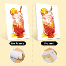 Afbeelding in Gallery-weergave laden, Schilderen op nummer – Set van 6 doeken | Fruitige Mason Jar Dranken