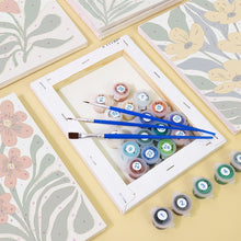 Afbeelding in Gallery-weergave laden, Schilderen op nummer – Set van 6 doeken | Kleurrijke Bloem Patronen