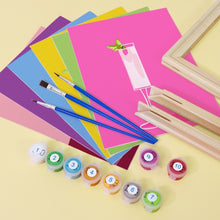 Afbeelding in Gallery-weergave laden, Schilderen op nummer – Set van 6 doeken | Stijlvolle Cocktailglazen