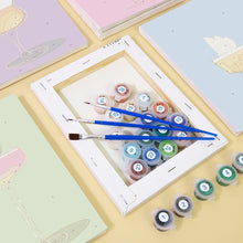 Afbeelding in Gallery-weergave laden, Schilderen op nummer – Set van 6 doeken | Stijlvolle Cocktailglazen