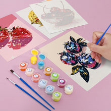 Afbeelding in Gallery-weergave laden, Schilderen op nummer – Set van 6 doeken | Disco Fruit