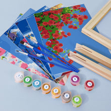 Afbeelding in Gallery-weergave laden, Schilderen op nummer – Set van 6 doeken | Bloemenboeketten in de Lucht