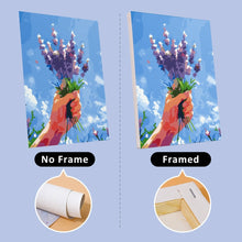 Afbeelding in Gallery-weergave laden, Schilderen op nummer – Set van 6 doeken | Bloemenboeketten in de Lucht