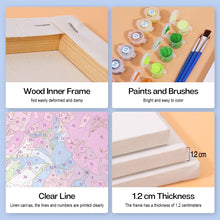 Afbeelding in Gallery-weergave laden, Schilderen op nummer – Set van 6 doeken | Bloemenboeketten in de Lucht