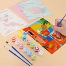 Afbeelding in Gallery-weergave laden, Schilderen op nummer – Set van 6 doeken | Chique Cocktailposters