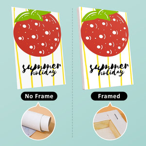 Schilderen op nummer – Set van 6 doeken | Zomerse Fruitillustraties