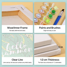 Afbeelding in Gallery-weergave laden, Schilderen op nummer – Set van 6 doeken | Zomerse Fruitillustraties