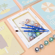 Afbeelding in Gallery-weergave laden, Schilderen op nummer – Set van 6 doeken | Zomervakantie Posters