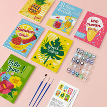 Afbeelding in Gallery-weergave laden, Schilderen op nummer – Set van 6 doeken | Good Vibes Zomer