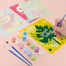 Afbeelding in Gallery-weergave laden, Schilderen op nummer – Set van 6 doeken | Good Vibes Zomer