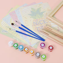 Afbeelding in Gallery-weergave laden, Schilderen op nummer – Set van 6 doeken | Good Vibes Zomer