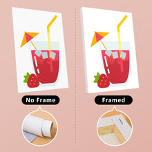 Afbeelding in Gallery-weergave laden, Schilderen op nummer – Set van 6 doeken | Fruitige Dranken
