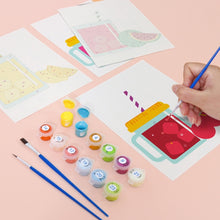 Afbeelding in Gallery-weergave laden, Schilderen op nummer – Set van 6 doeken | Fruit Mason Jar Sappen