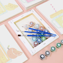 Afbeelding in Gallery-weergave laden, Schilderen op nummer – Set van 6 doeken | Fruit Mason Jar Sappen