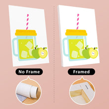 Afbeelding in Gallery-weergave laden, Schilderen op nummer – Set van 6 doeken | Fruit Mason Jar Sappen