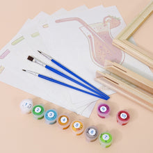 Afbeelding in Gallery-weergave laden, Schilderen op nummer – Set van 6 doeken | Fruitige Cocktails